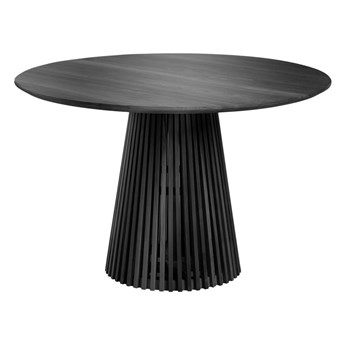 Czarny stół Kave Home Irune, ⌀ 120 cm