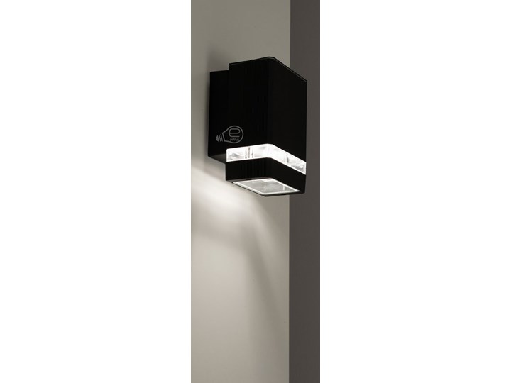 Lampa ogrodowa kinkiet elewacyjny PANAM SOL BLACK GU10 czarny IP44 EDO777367 EDO Garden Line Kinkiet ogrodowy Kategoria Lampy ogrodowe
