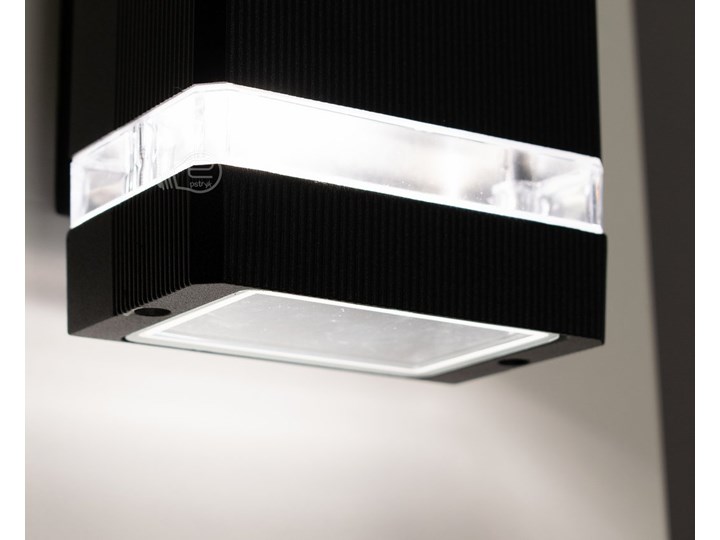 Lampa ogrodowa kinkiet elewacyjny PANAM SOL BLACK GU10 czarny IP44 EDO777367 EDO Garden Line Kinkiet ogrodowy Kategoria Lampy ogrodowe