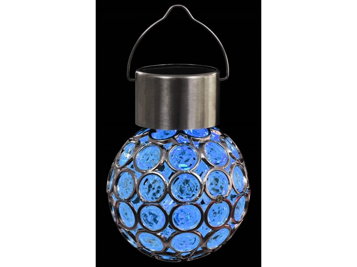 vidaXL Wiszące lampy solarne, 8 szt., LED RGB Lampa LED Lampa solarna Kategoria Lampy ogrodowe