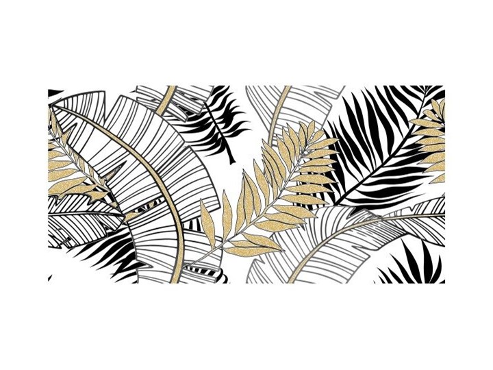 Dekor Leaf Conopy Ceramstic 30 x 60 cm gold Powierzchnia Polerowana Prostokąt Płytki ścienne 30x60 cm Płytka dekoracyjna Kategoria Płytki