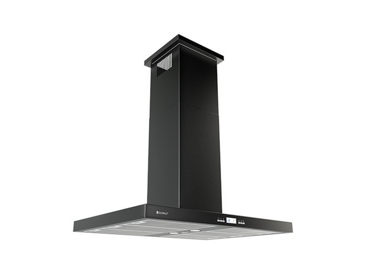 Okap kuchenny Nomina Isola 90.4 Sensor Black Okap wyspowy Szerokość 90 cm Poziom hałasu 64 dB