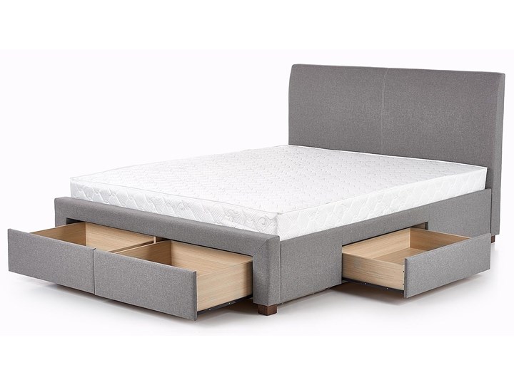 Tapicerowane łóżko Moris 3X 180x200 - popielate Łóżko tapicerowane Rozmiar materaca 180x200 cm