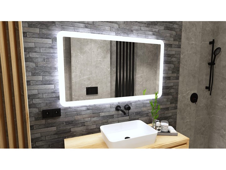 Lustro LED - "Peridot" Styl Nowoczesny Kategoria Lustra