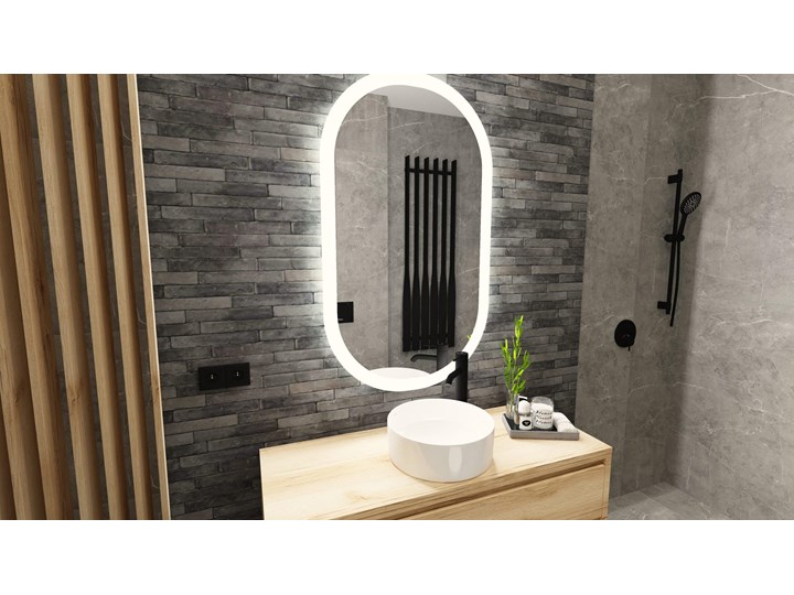 Lustro LED - "Perła" Styl Nowoczesny Kategoria Lustra