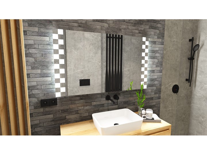 Lustro LED - "Unakite" Styl Nowoczesny