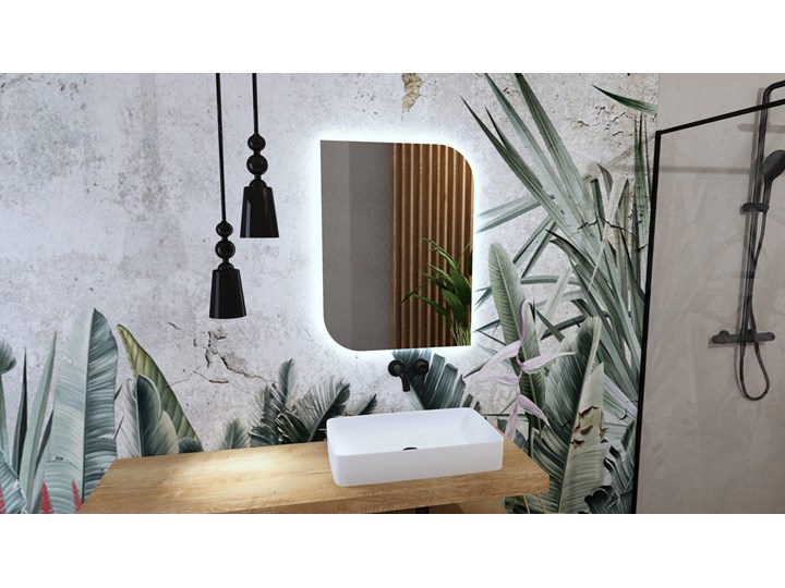 Lustro LED - "Terni Prawe" Styl Nowoczesny