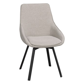 Krzesło obrotowe Alison 51x87 cm beżowe