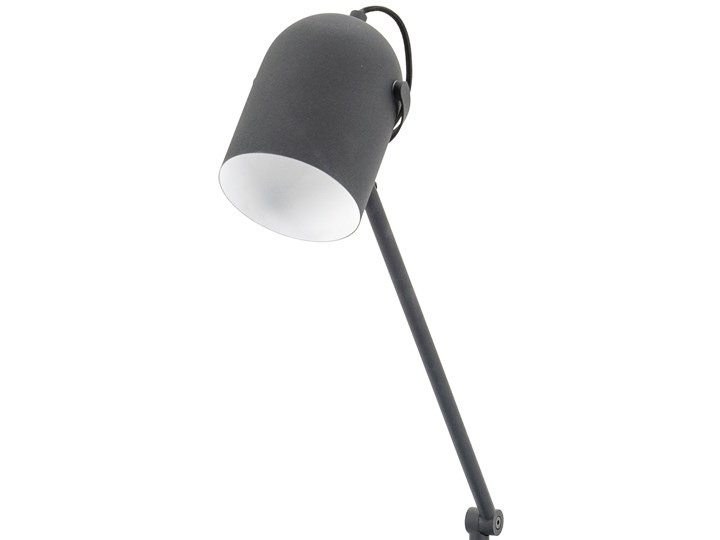 Lampa stołowa LED metalowa czarna 52x65 cm Kolor Biały Kategoria Lampy stołowe