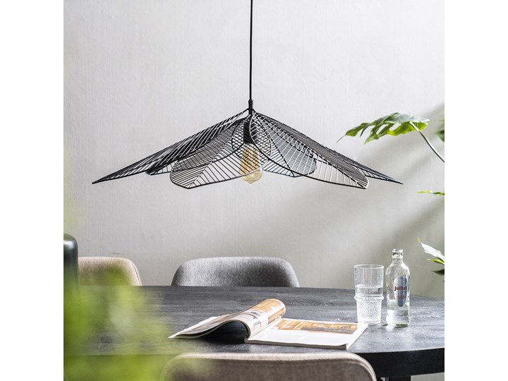 Lampa wisząca Archtiq 85x24 cm czarna