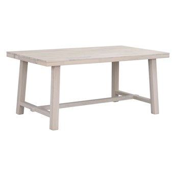 Stół 4-osobowy klasyczny drewniany - dąb bielony 170x95 cm