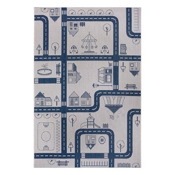 Niebieski dywan dla dzieci Ragami City, 80x150 cm