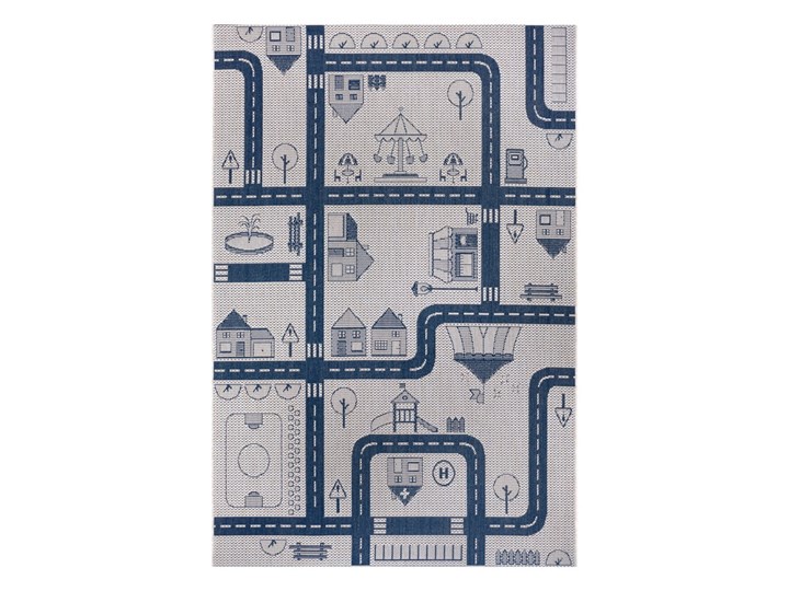 Niebieski dywan dla dzieci Ragami City, 120x170 cm