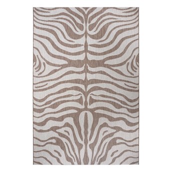 Brązowo-beżowy dywan odpowiedni na zewnątrz Ragami Safari, 120x170 cm