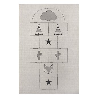 Kremowy dywan dla dzieci Ragami Games, 80x150 cm