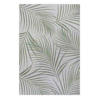 Zielono-szary dywan odpowiedni na zewnątrz Ragami Flora, 80x150 cm