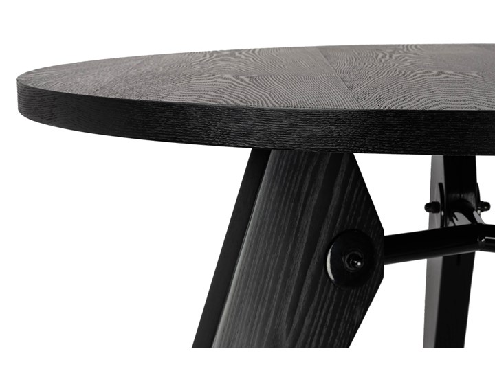 Drewniany stół na trzech nogach Josef 95 Szerokość 95 cm Długość 140 cm  Wysokość 73 cm Drewno Kategoria Stoły kuchenne