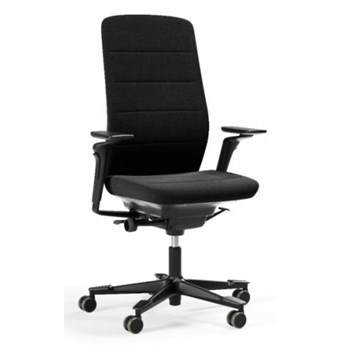 Fotel biurowy ergonomiczny skandynawski Kinnarps Capella czarny