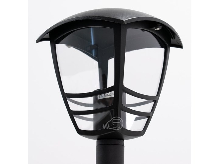 Słupek ogrodowy latarnia IMMA BLACK L/T E27 czarny IP44 EDO777384 EDO Garden Line Kategoria Lampy ogrodowe