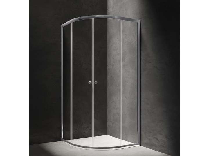 Bronx kabina prysznicowa półokrągła 80x80 cm S203080CRTR