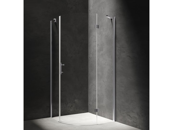 Manhattan kabina prysznicowa półokrągła 90x90 cm ADF90XLUX-TCRTR