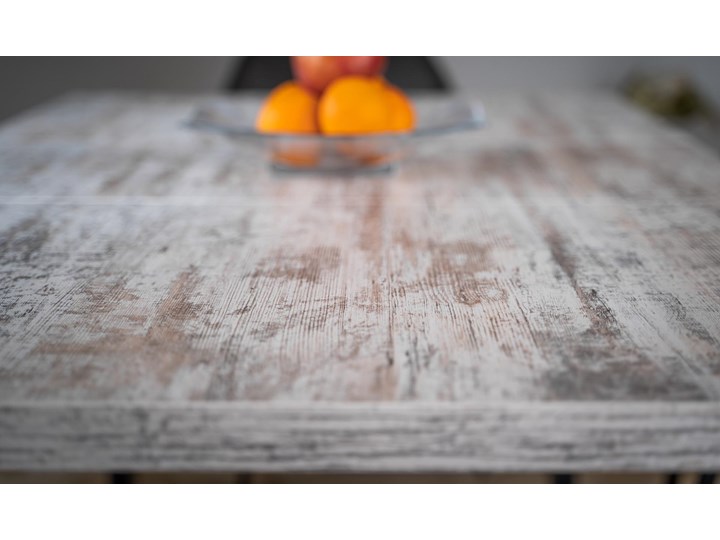 Stół do jadalni w stylu skandynawskim LOFT 140x240x90 - FIORD - Sosna bielona Długość 140 cm Wysokość 75 cm Szerokość 240 cm Metal Kategoria Stoły kuchenne Płyta MDF Styl Industrialny
