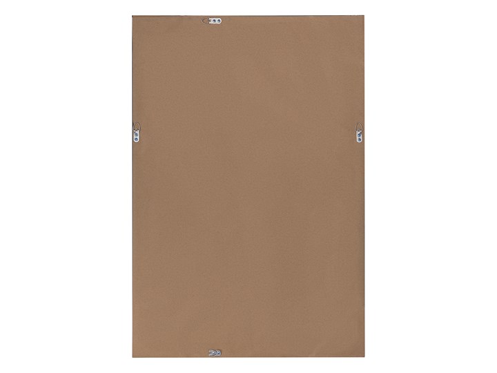 Lustro ścienne wiszące srebrne 61 x 91 cm łazienka sypialnia toaletka Styl Nowoczesny Prostokątne Kolor Srebrny