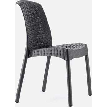 Krzesło Olimpia Trend 51x87 cm antracytowe