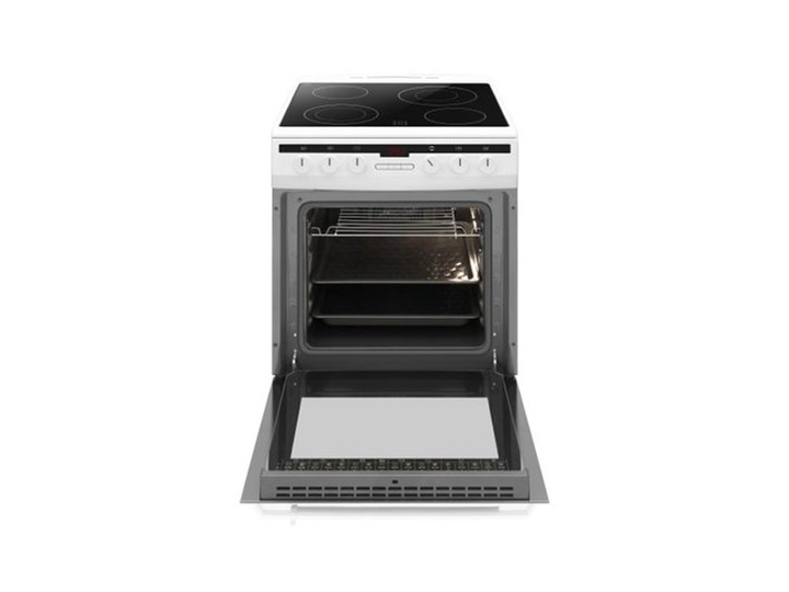 AMICA 618CE3.332HTaQ (W) Szerokość 60 cm Rodzaj płyty grzewczej Ceramiczna