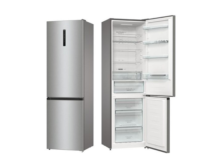 GORENJE NRK6202AXL4 NoFrost Srebrna Kolor Srebrny Jednodrzwiowe Wysokość 200 cm Dwudrzwiowe Szerokość 60 cm Kategoria Lodówki