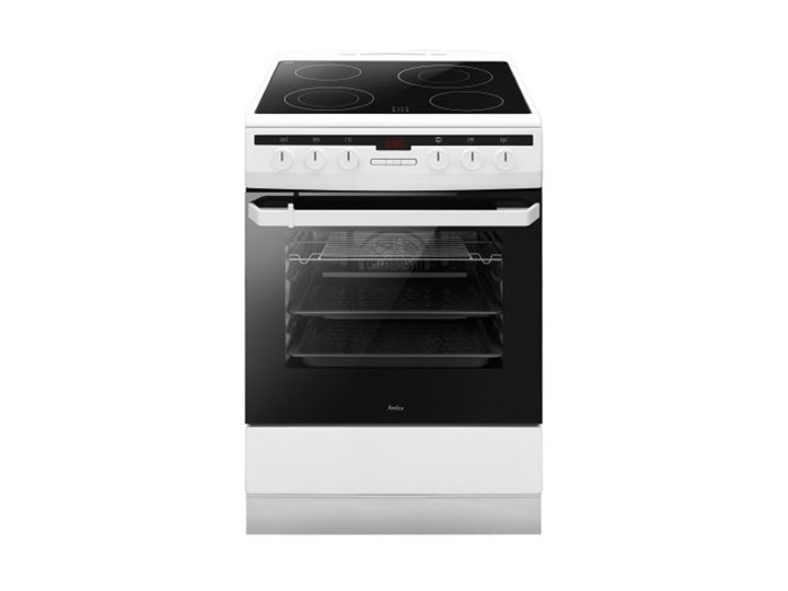 AMICA 618CE3.332HTaQ (W) Szerokość 60 cm Rodzaj płyty grzewczej Ceramiczna