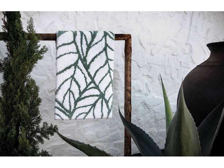 Dywanik łazienkowy Graccioza Leaves 70x120 cm Prostokątny 60x100 cm Kategoria Dywaniki łazienkowe