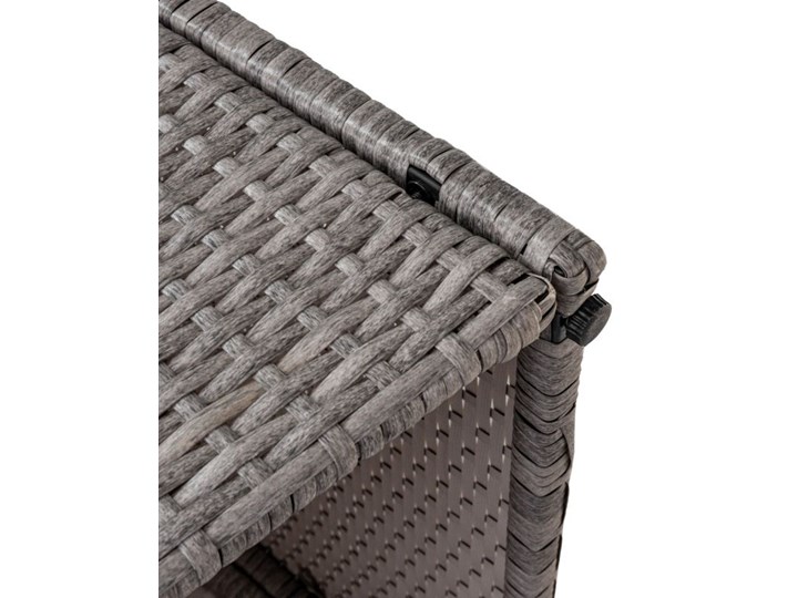 ELEGANCKI ZESTAW MEBLI OGRODOWYCH Rattan Technorattan Stal Zestawy wypoczynkowe Liczba miejsc Pięcioosobowy