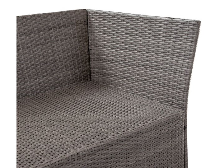 ELEGANCKI ZESTAW MEBLI OGRODOWYCH Zestawy wypoczynkowe Stal Technorattan Rattan Kategoria Zestawy mebli ogrodowych