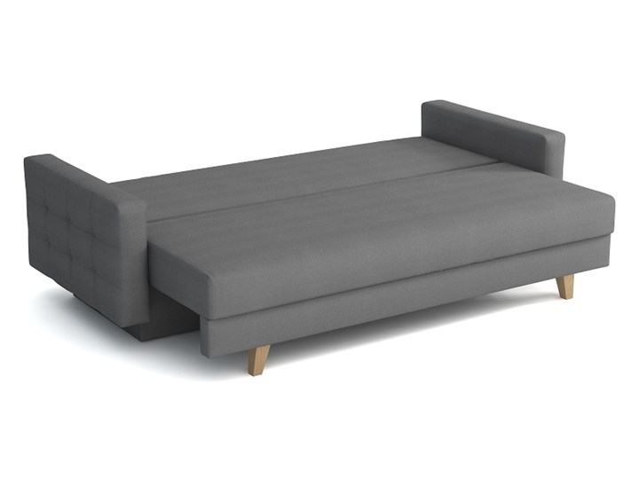 Sofa skandynawska z funkcją spania - ITALIA butelkowa zieleń Typ Gładkie Głębokość 145 cm Głębokość 100 cm Szerokość 226 cm Pomieszczenie Salon