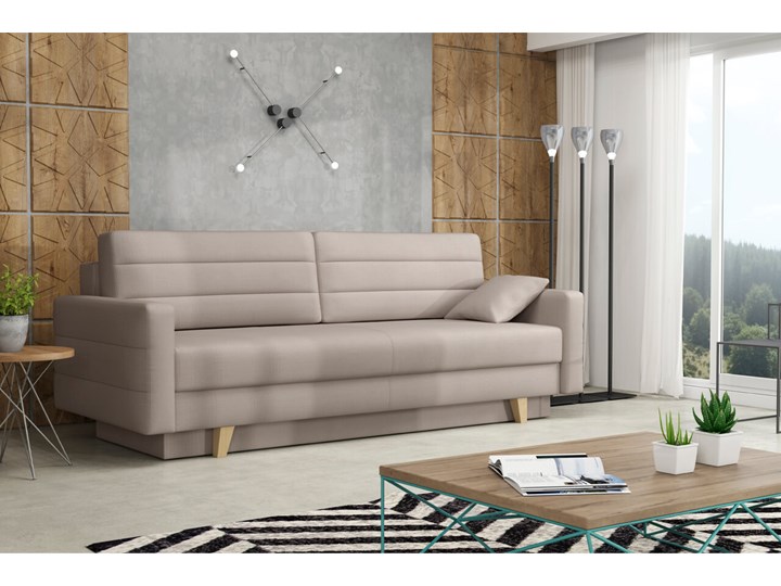 Elegancka i nowoczesna sofa - WIENA Szerokość 226 cm Pomieszczenie Salon Głębokość 100 cm Głębokość 145 cm Styl Skandynawski
