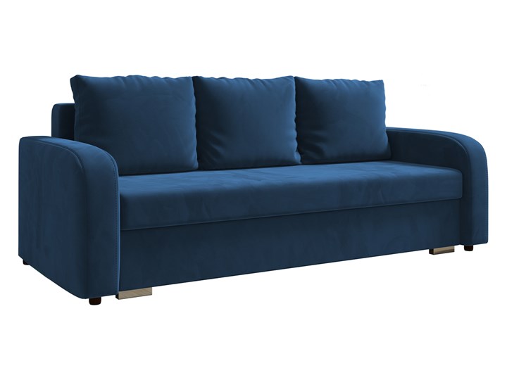 Sofa LENA z funkcją spania i pojemnikiem na pościel w kolorze granatowym Szerokość 225 cm Głębokość 98 cm Szerokość 60 cm Funkcje Z pojemnikiem na pościel