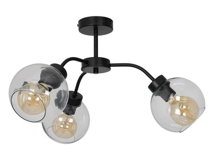 Żyrandol natynkowy SOFIA 3xE27/60W/230V przezroczysty Szkło Metal Kategoria Lampy wiszące