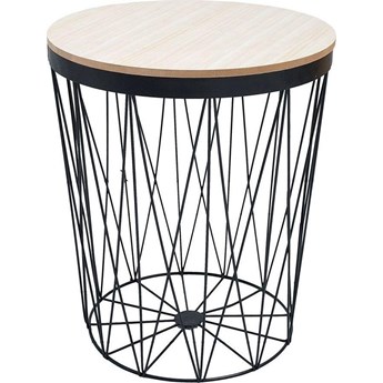 Stolik Storage II 37x43 cm czarny