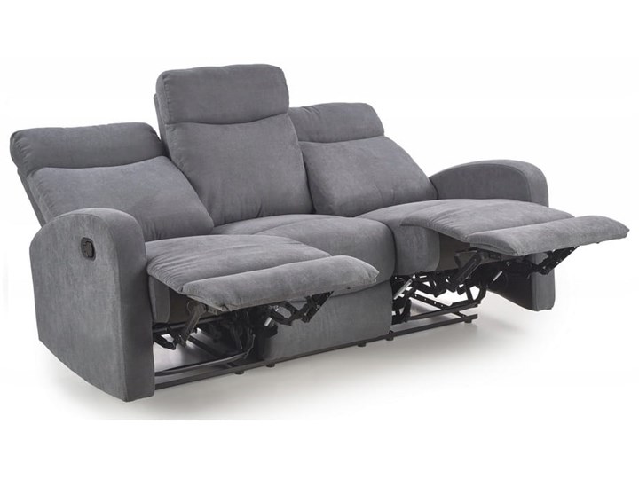Sofa Rozkładana OSLO 3S Popiel HALMAR Głębokość 95 cm Styl Klasyczny