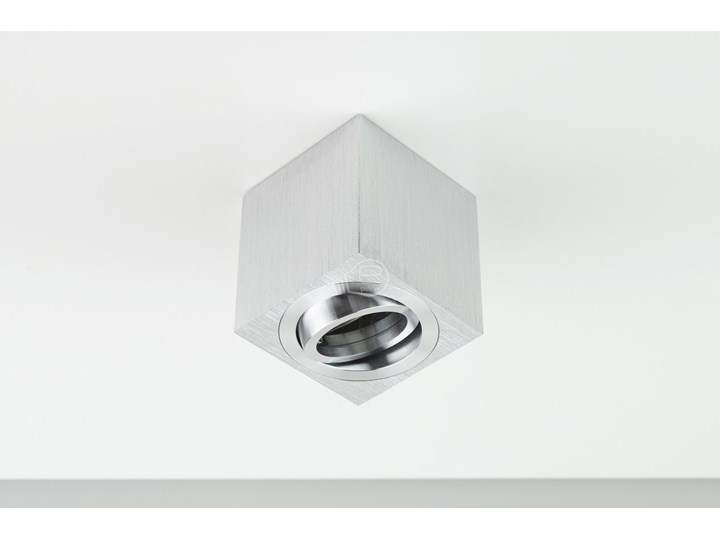 Punktowa oprawa sufitowa natynkowa regulowana PALDA GU10 kwadratowa, aluminium, srebrny szlif IP20 EDO777341 EDO Kwadratowe Oprawa stropowa Kategoria Oprawy oświetleniowe