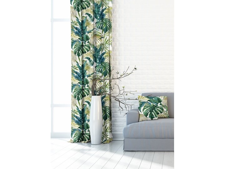 Zasłona Monster tropic 140x250 140x250 cm Poliester Typ Zasłony gotowe