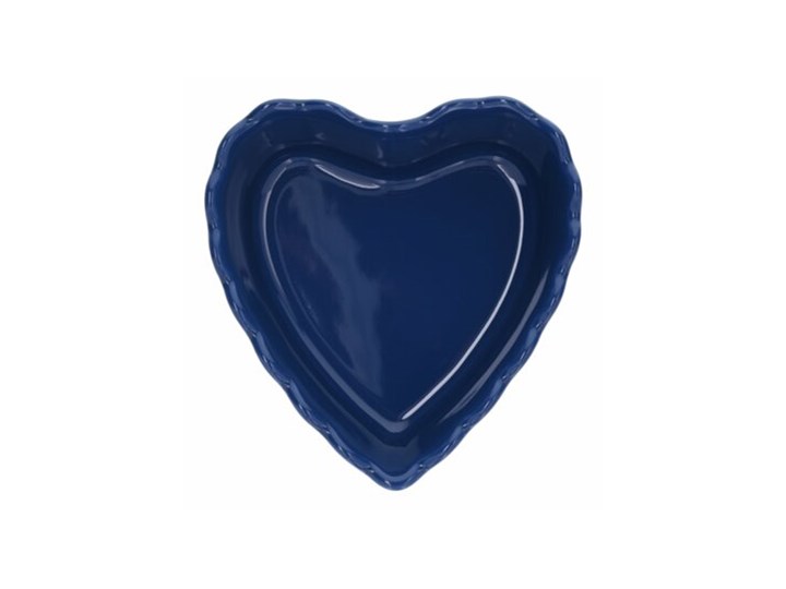 Forma do pieczenia serce DUKA GRESTEL 18 cm niebieska ceramika Kolor