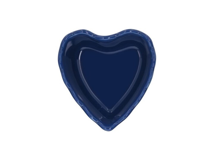 Forma do pieczenia serce DUKA GRESTEL 11 cm niebieska ceramika Kolor