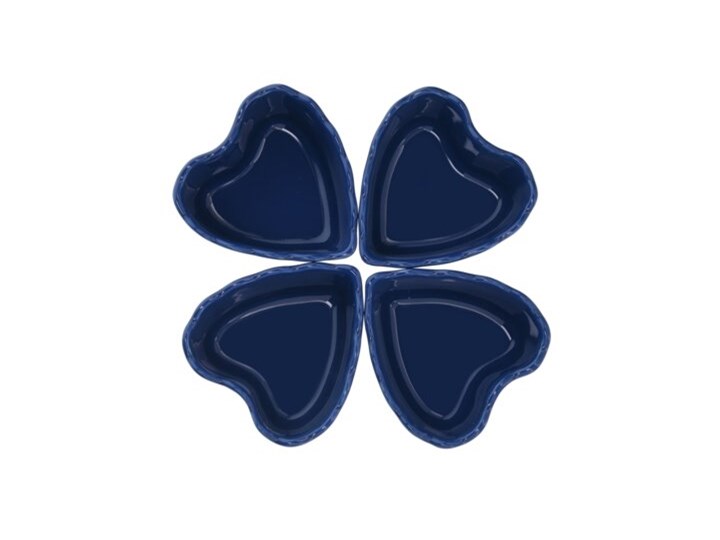 Forma do pieczenia serce DUKA GRESTEL 11 cm niebieska ceramika Kolor Kategoria Formy i foremki