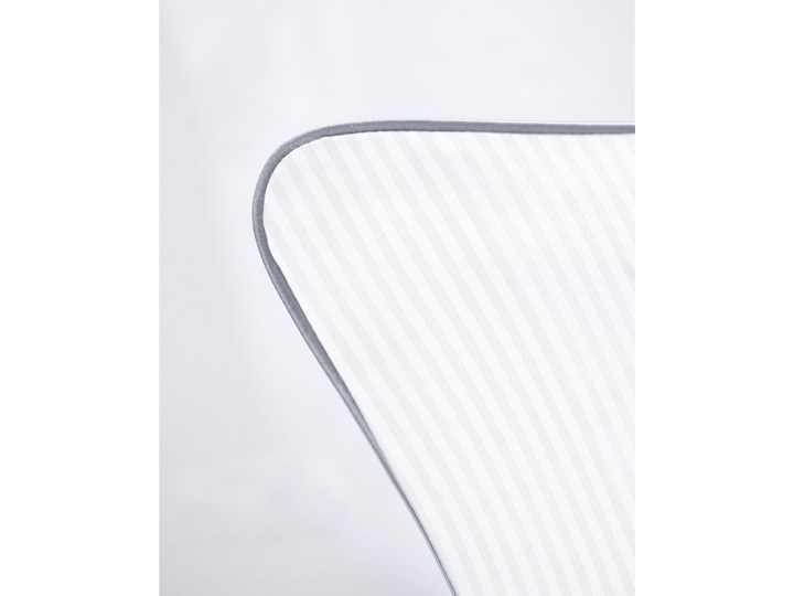 Pościel adamaszkowa SAN ANTONIO – ze srebrną lamówką - 180 x 200 Bawełna Satyna 180x200 cm Pomieszczenie Pościel do sypialni