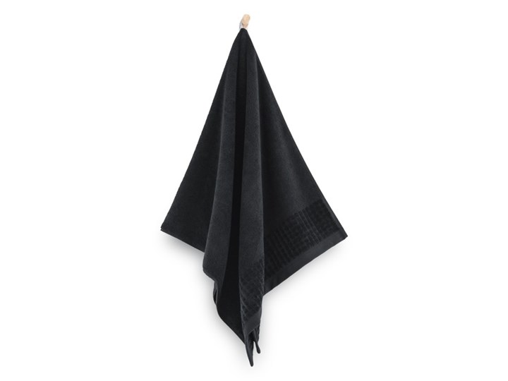 Personalizowany ręcznik kąpielowy 50 x 100 - czarny Bawełna 50x100 cm Kategoria Ręczniki