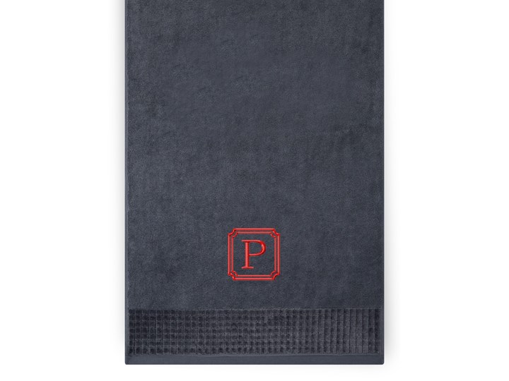 Personalizowany ręcznik kąpielowy 50 x 100 – grafit 50x100 cm Bawełna Kategoria Ręczniki