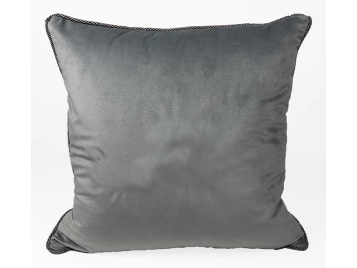 Poduszka VELVET - Szary Poduszka dekoracyjna 45x45 cm Poszewka dekoracyjna Aksamit Welur Kategoria Poduszki i poszewki dekoracyjne