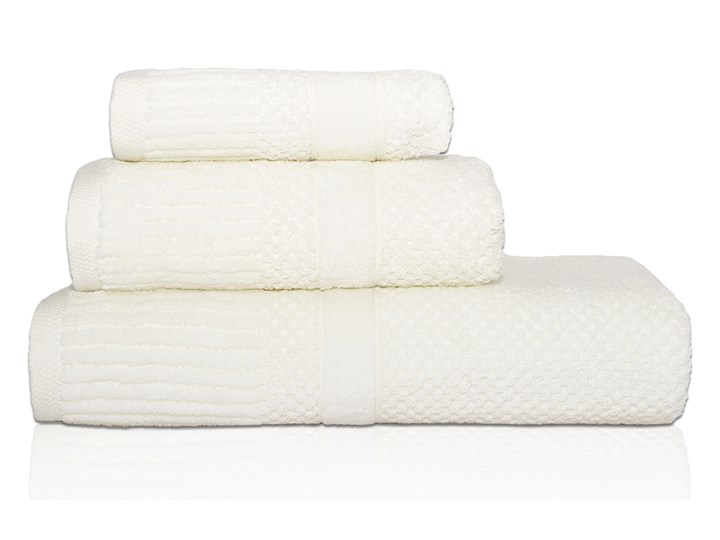 Ręcznik personalizowany IVO - kremowy 70x140 cm 50x90 cm Bawełna Kategoria Ręczniki